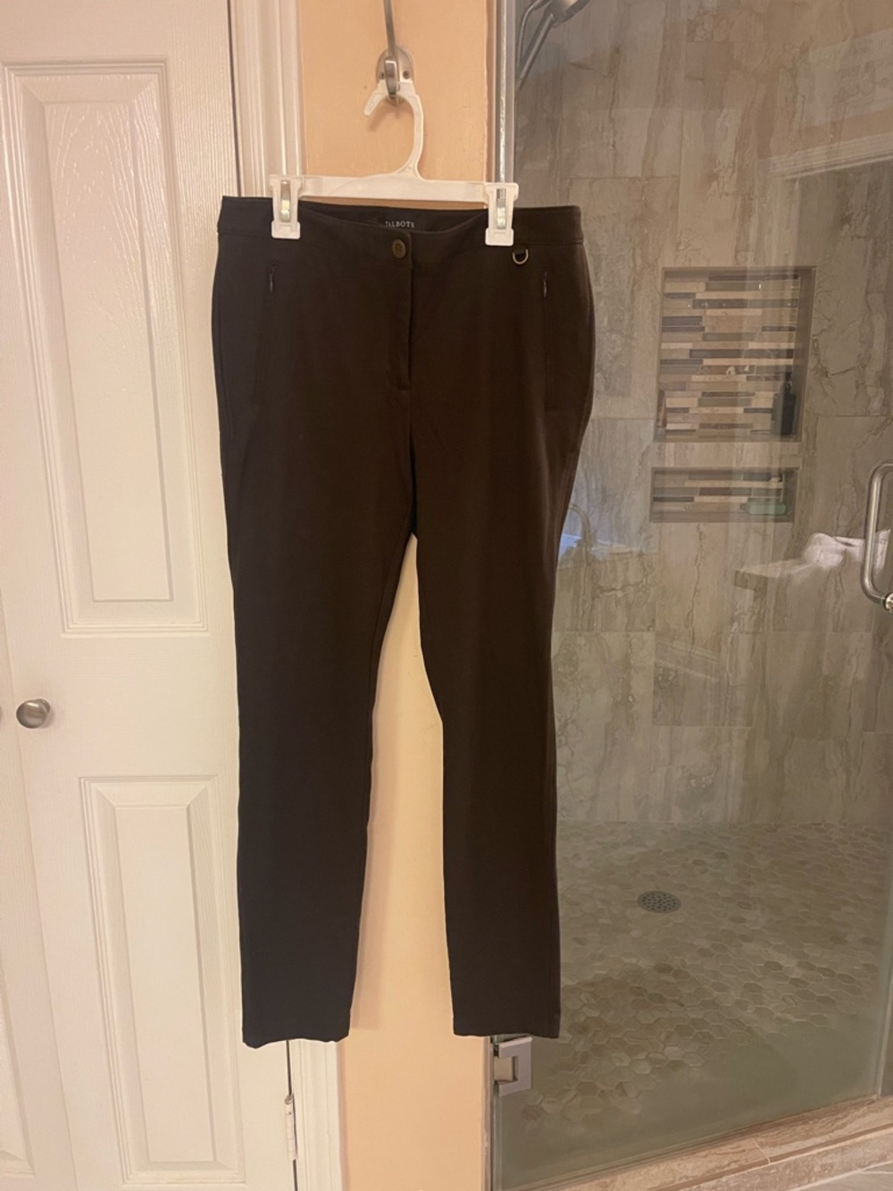 Talbots Brown Straight-Leg Pants